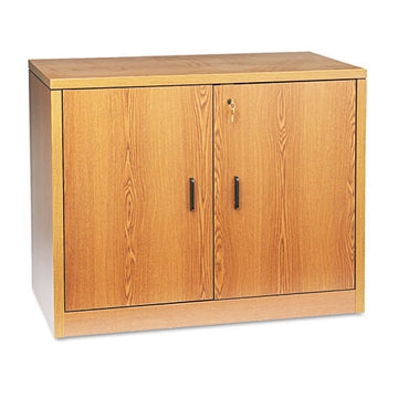 HON® 10500 Series Storage Cabinet W-doors, 36w X 20d X 29-1-2h, Bourbon Cherry freeshipping - TVN Wholesale
